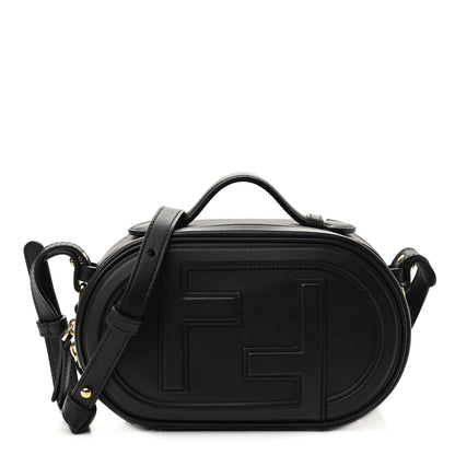 Fendi Vitello Grace Matte Mini O'Lock Camera Case Black 1 of 11