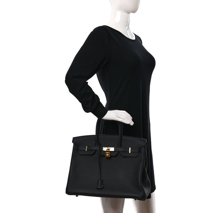 Hermes Togo Birkin 35 Black 2 of 13