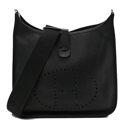 Hermes Taurillon Clemence Evelyne III GM Black 1 of 10