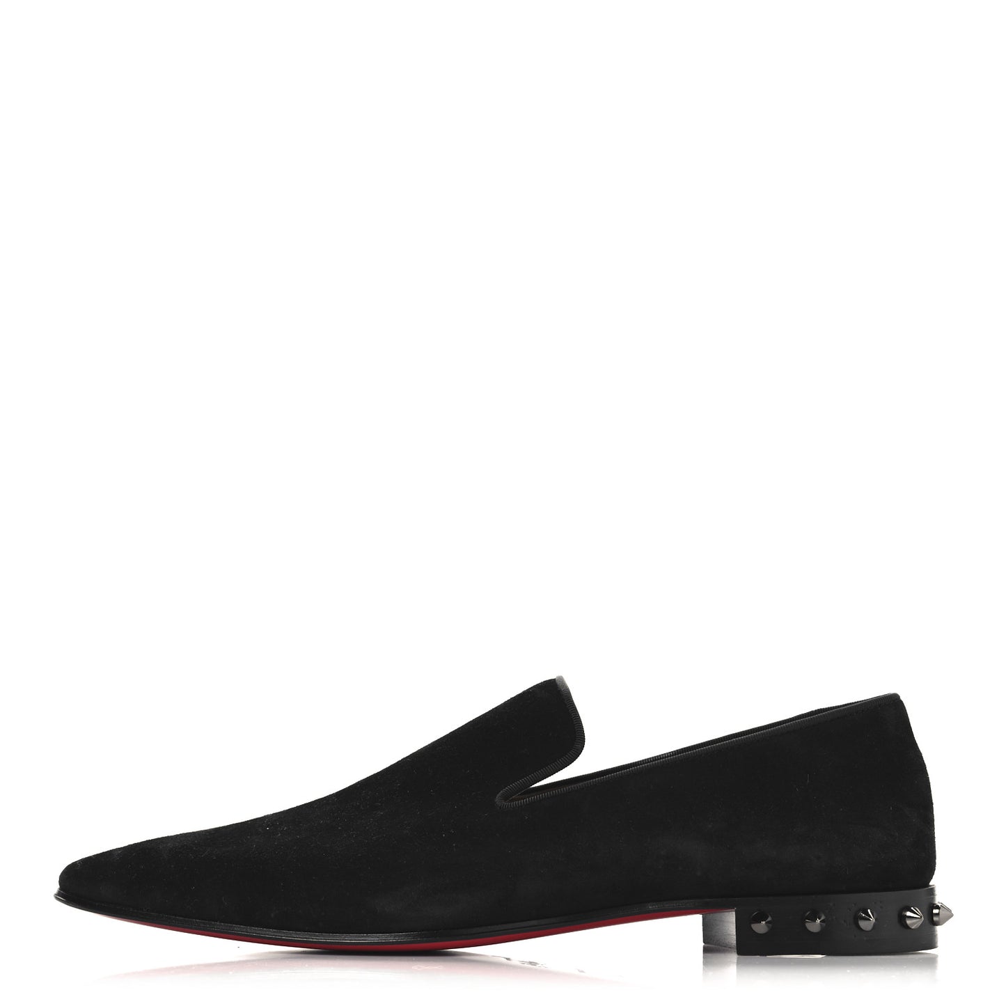 Veau Velours Mens Marquees Loafers 43 Black