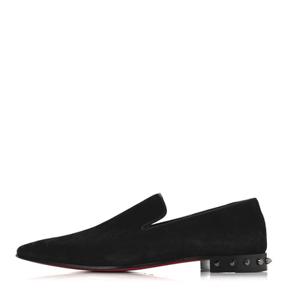 Christian Louboutin Veau Velours Mens Marquees Loafers 43 Black 1 of 8