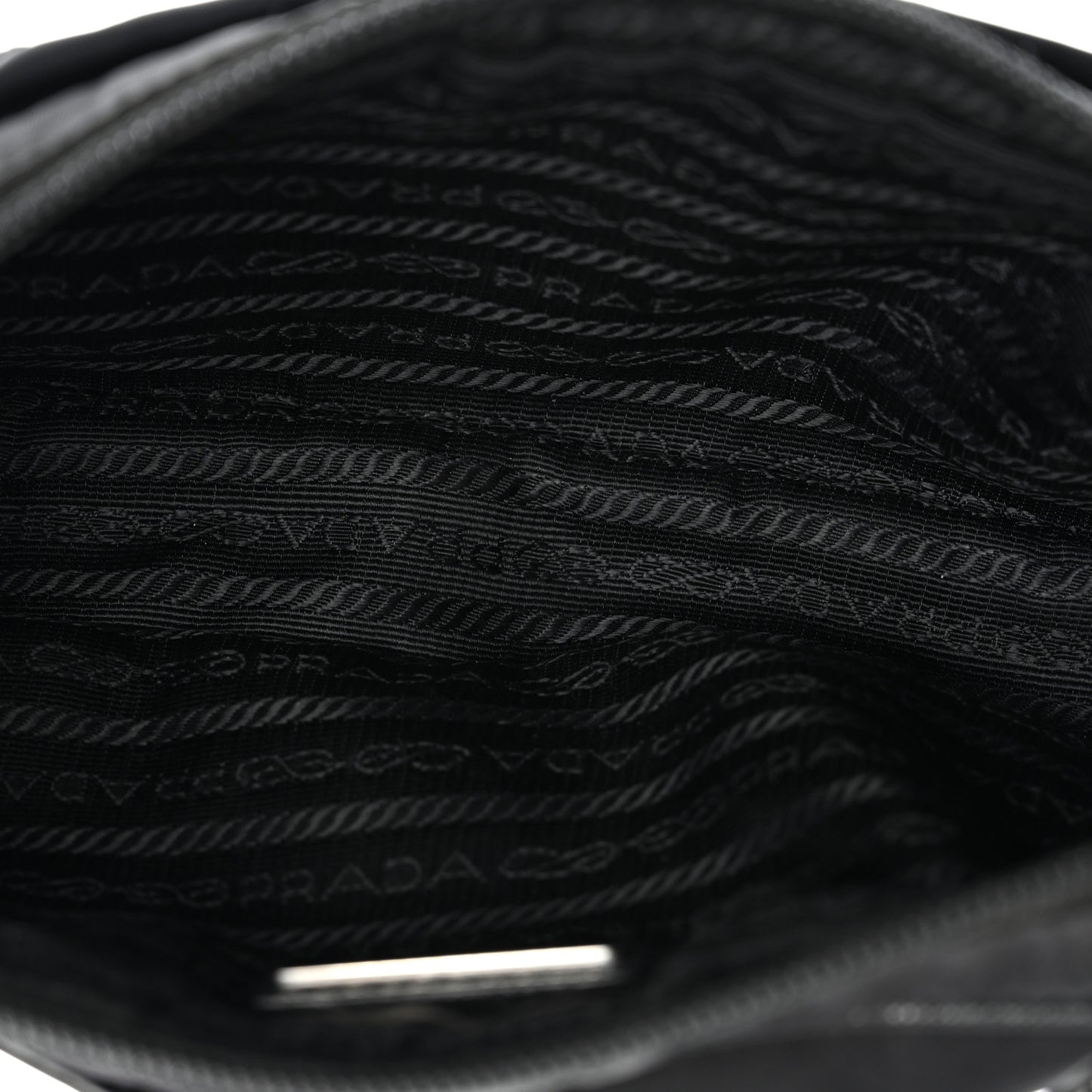 Tessuto Nylon Saffiano Belt Bag Black