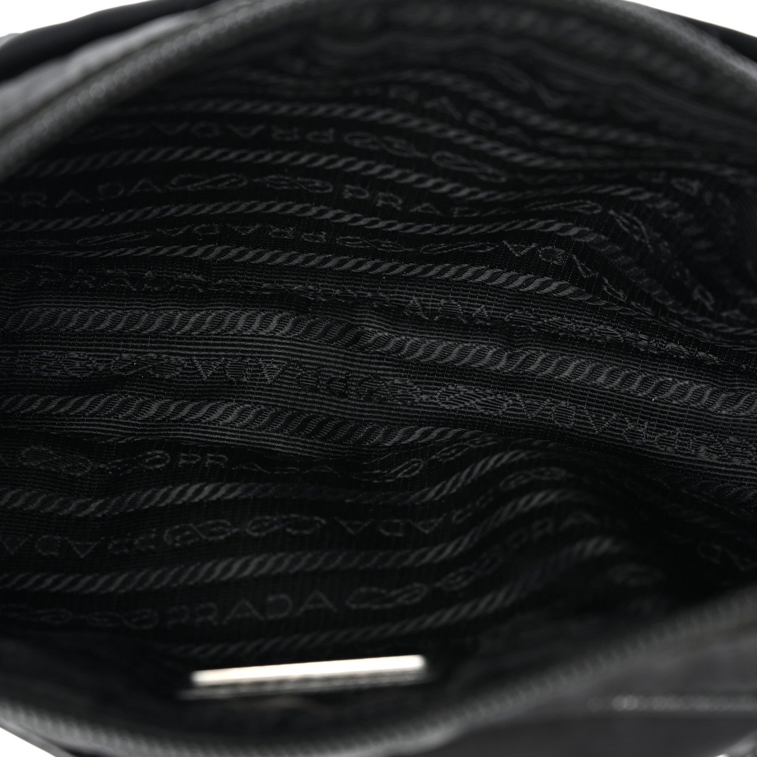 Prada Tessuto Nylon Saffiano Belt Bag Black 5 of 11