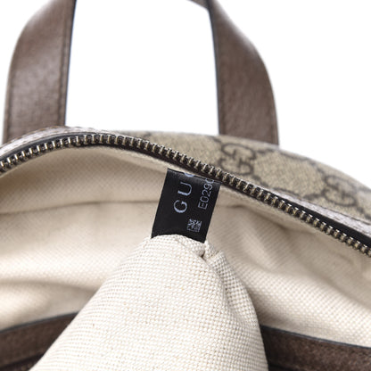 Gucci GG Supreme Monogram Calfskin Web Small Ophidia Day Backpack Beige Ebony New Acero 9 of 10