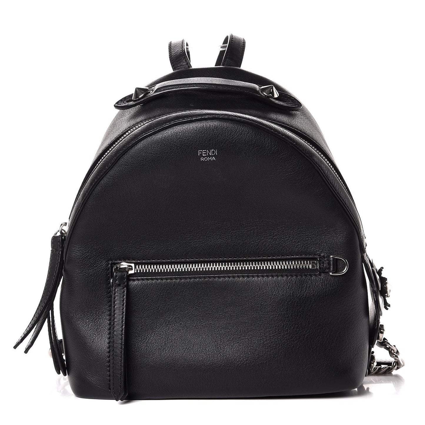 Vitello Dolce Crystal Flowerland Croc Tail Mini Backpack Black