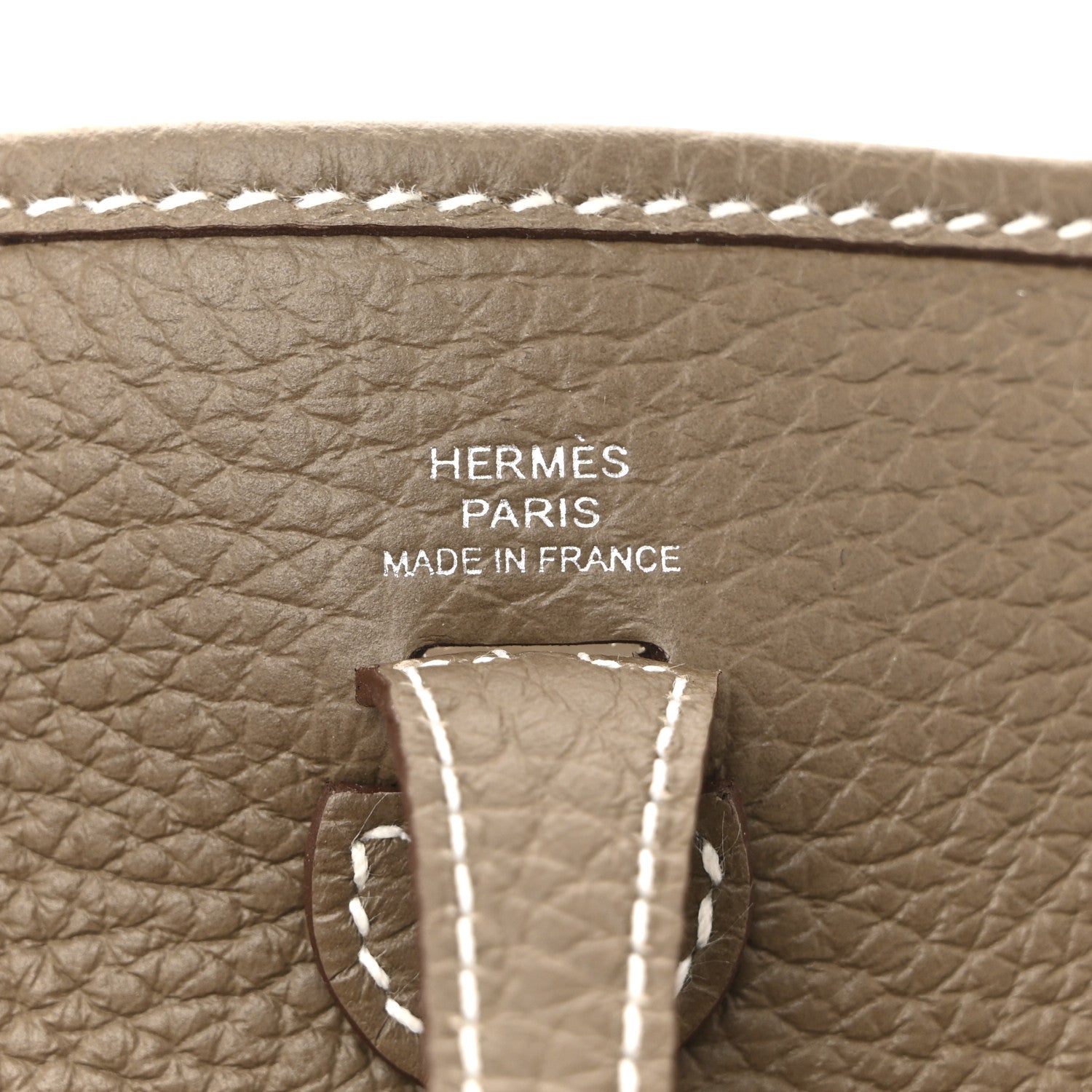 Hermes Taurillon Clemence Amazone Evelyne TPM Etoupe Bleu Indigo 6 of 11