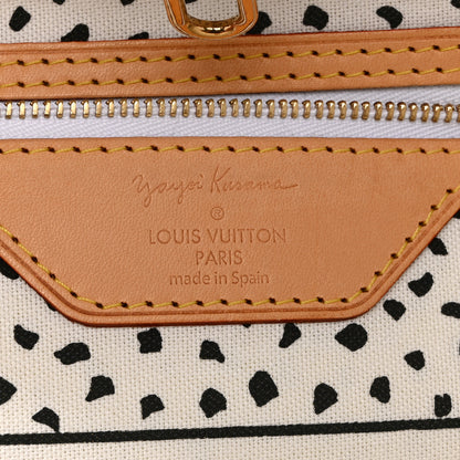 Louis Vuitton Monogram Kusama Waves Neverfull MM White 6 of 11