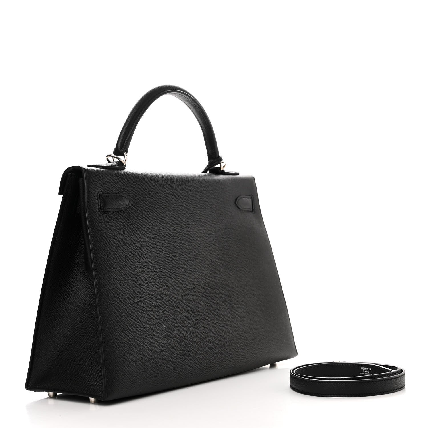 Hermes Epsom Kelly Sellier 32 Black 3 of 17