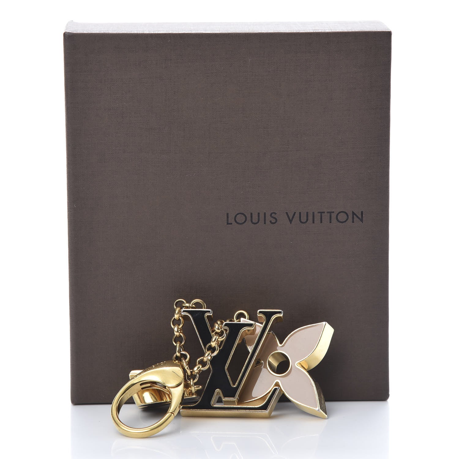 Louis Vuitton Fleur De Monogram Bag Charm Dore 5 of 5