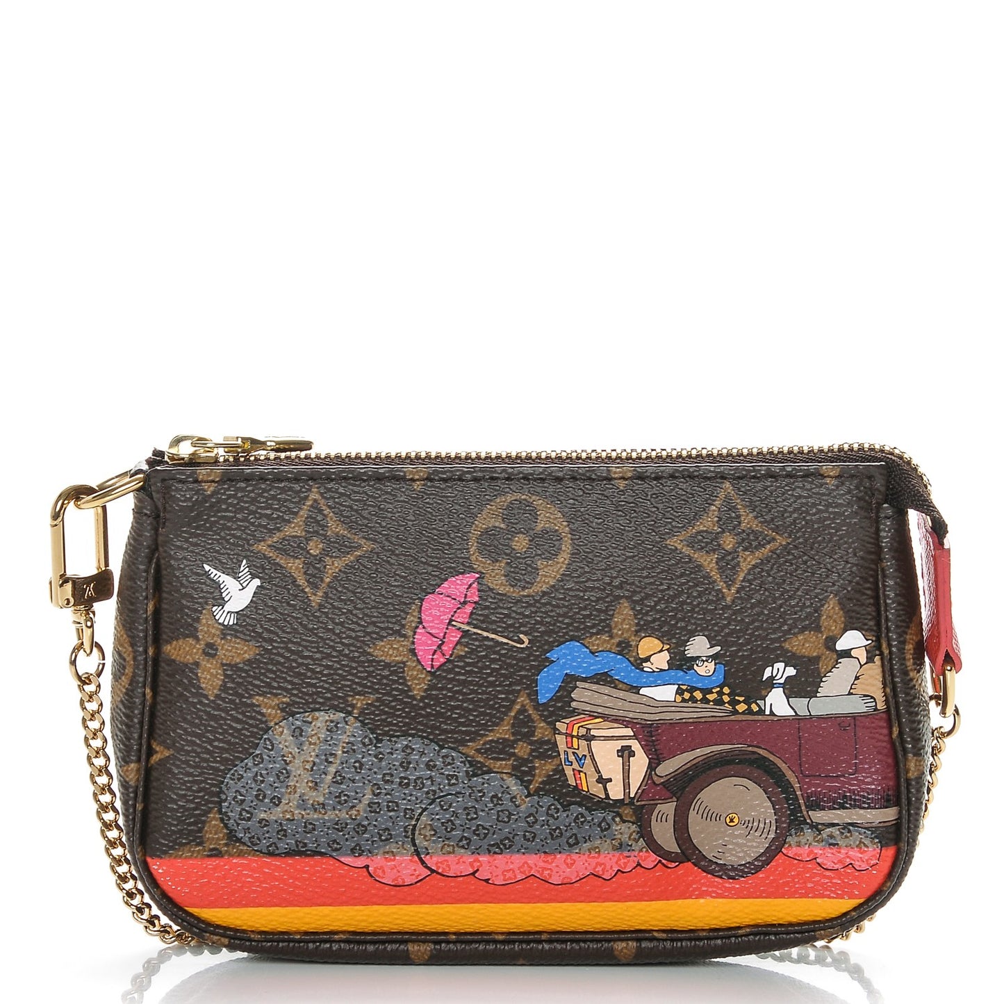 Monogram 2015 Christmas Animation Mini Pochette Accessories