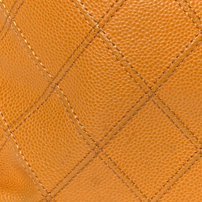 Chanel Caviar Stitched Shoulder Bag Yellow 14 of 17