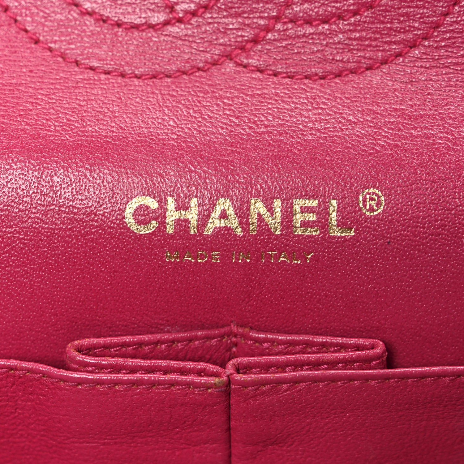Chanel Tweed Quilted Medium Double Flap Fuchsia 6 of 14