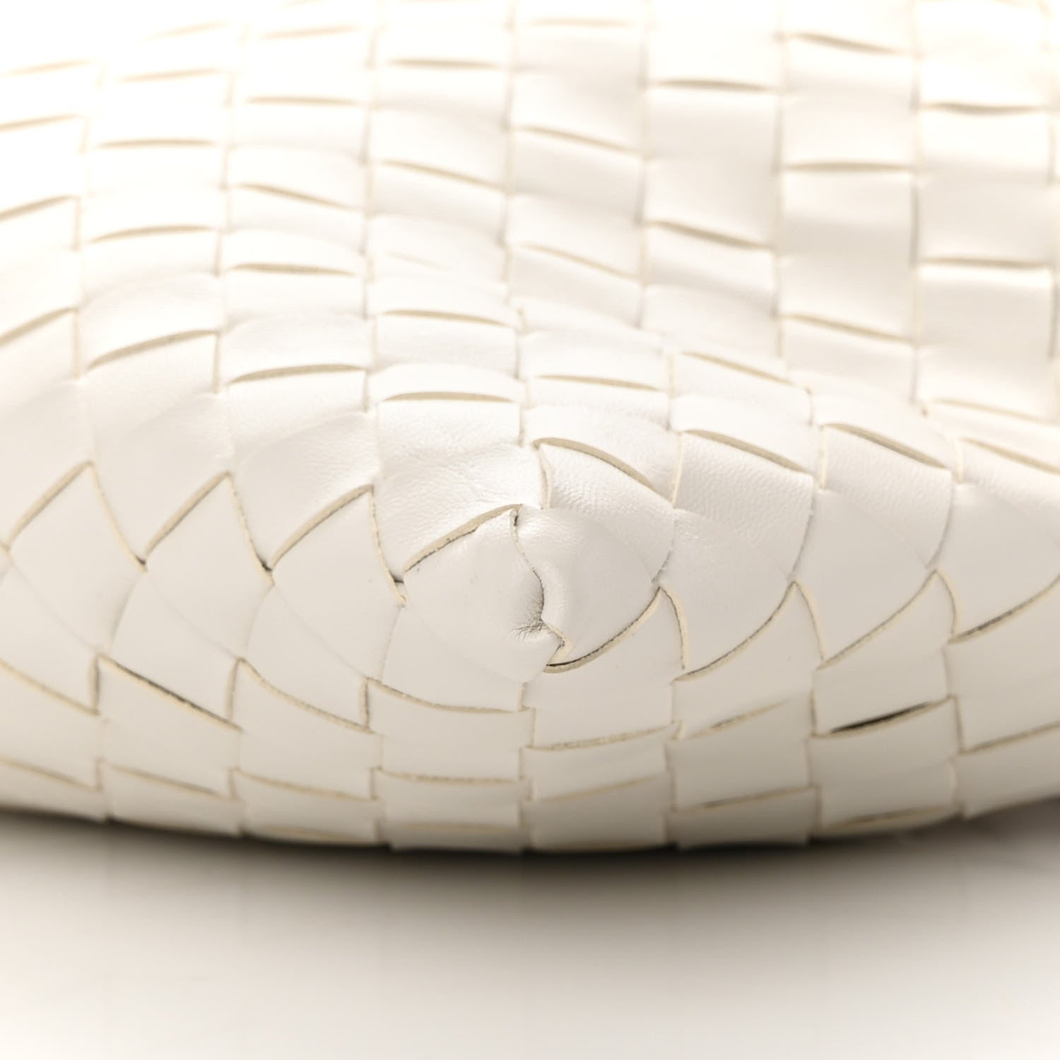 Bottega Veneta Calfskin Intrecciato Mini Hop White 10 of 10