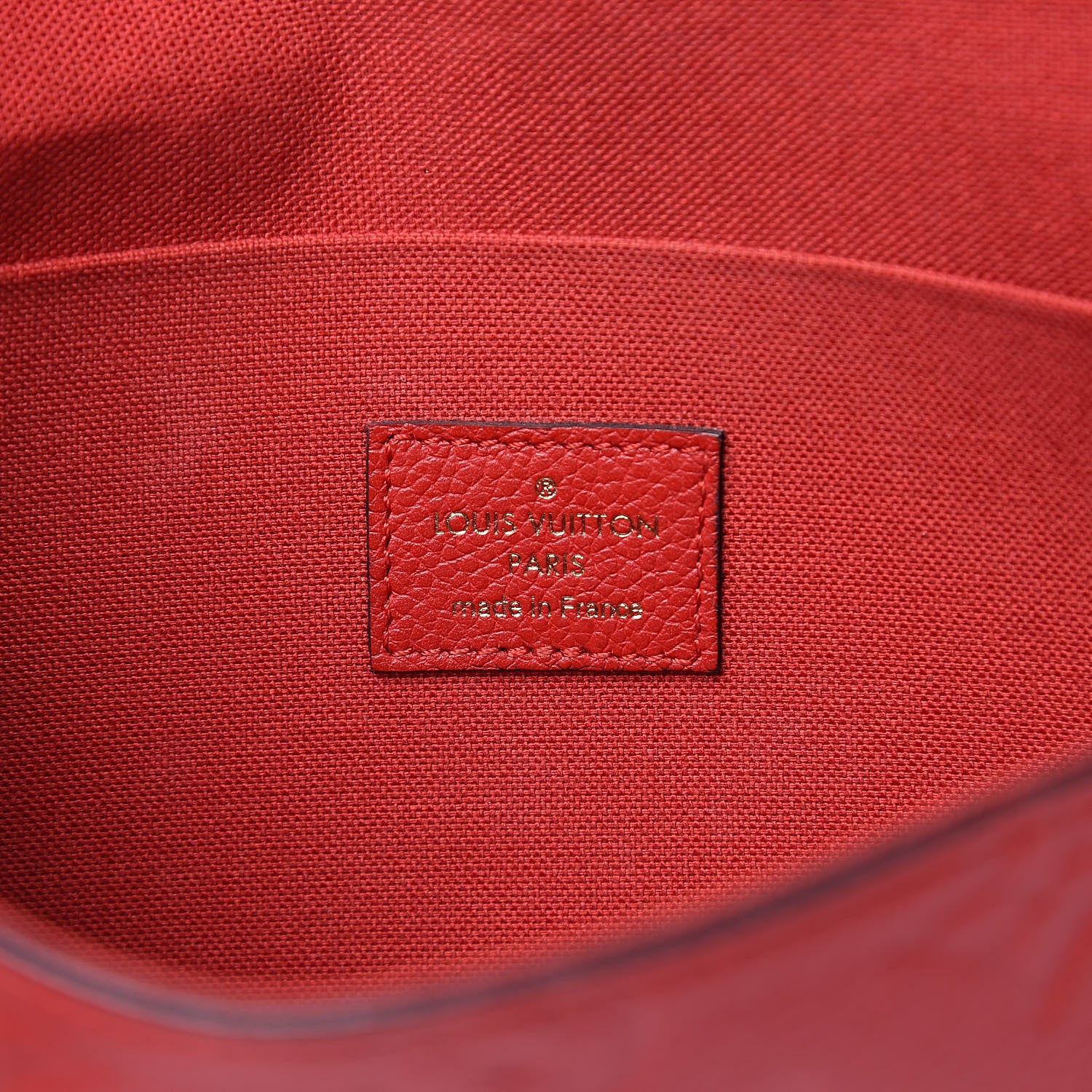 Louis Vuitton Empreinte Pochette Felicie Chain Wallet Cherry 6 of 13