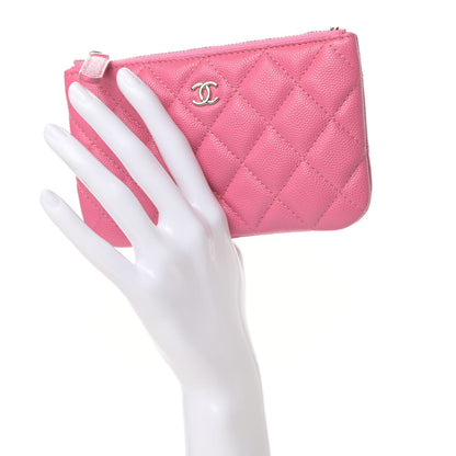 Chanel Caviar Quilted Small Cosmetic Case Pink 2 of 7