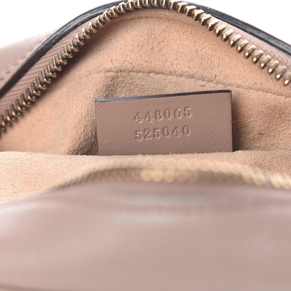 Gucci Calfskin Matelasse Mini GG Marmont Chain Shoulder Bag Nude 7 of 12