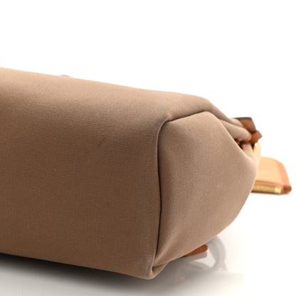 Hermes Vache Hunter Toile Herbag Zip 31 PM Etoupe Dune Fauve 10 of 12