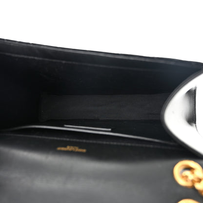 Saint Laurent Velvet Tri-Quilt Monogram Medium College Bag Black 5 of 12