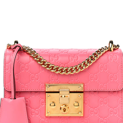 Gucci Guccissima Small Padlock Shoulder Bag Flush 7 of 13