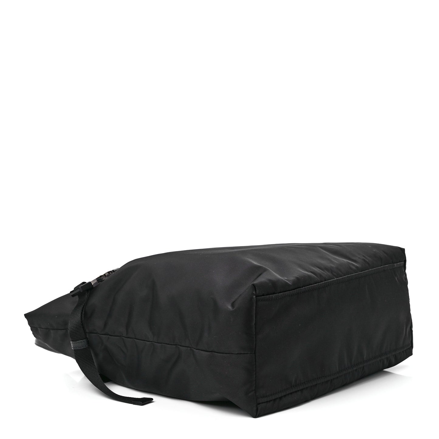 Tessuto Soft Calf Nylon Tote Black