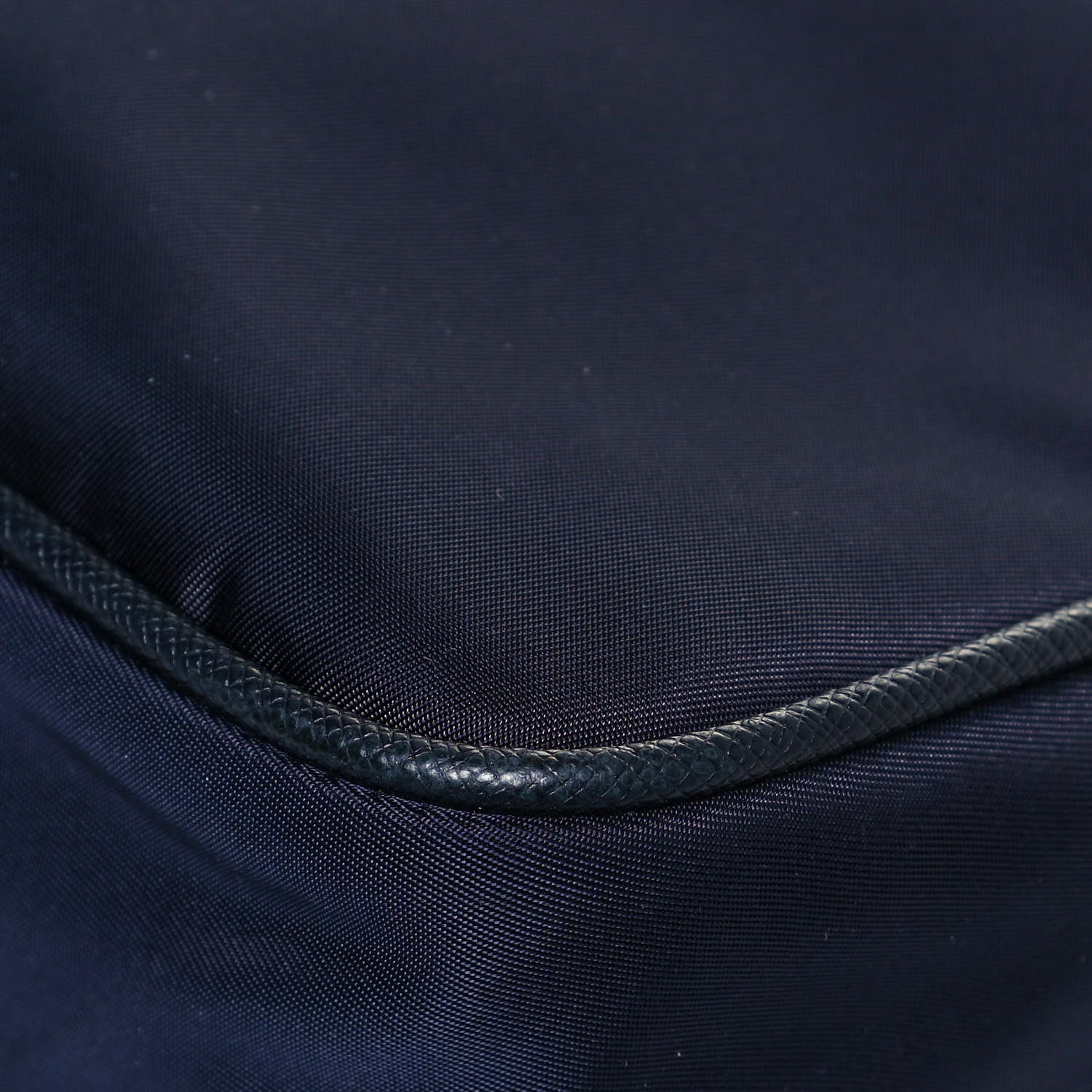 Prada Tessuto Nylon Saffiano Flat Messenger Bag Blue 9 of 11