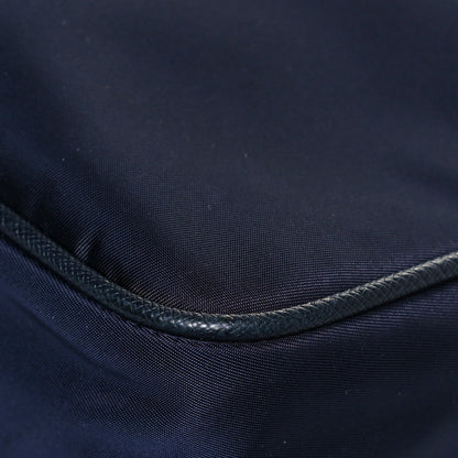 Prada Tessuto Nylon Saffiano Flat Messenger Bag Blue 9 of 11