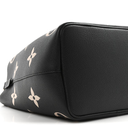 Louis Vuitton Empreinte Monogram Giant Neonoe MM Black Beige 10 of 12