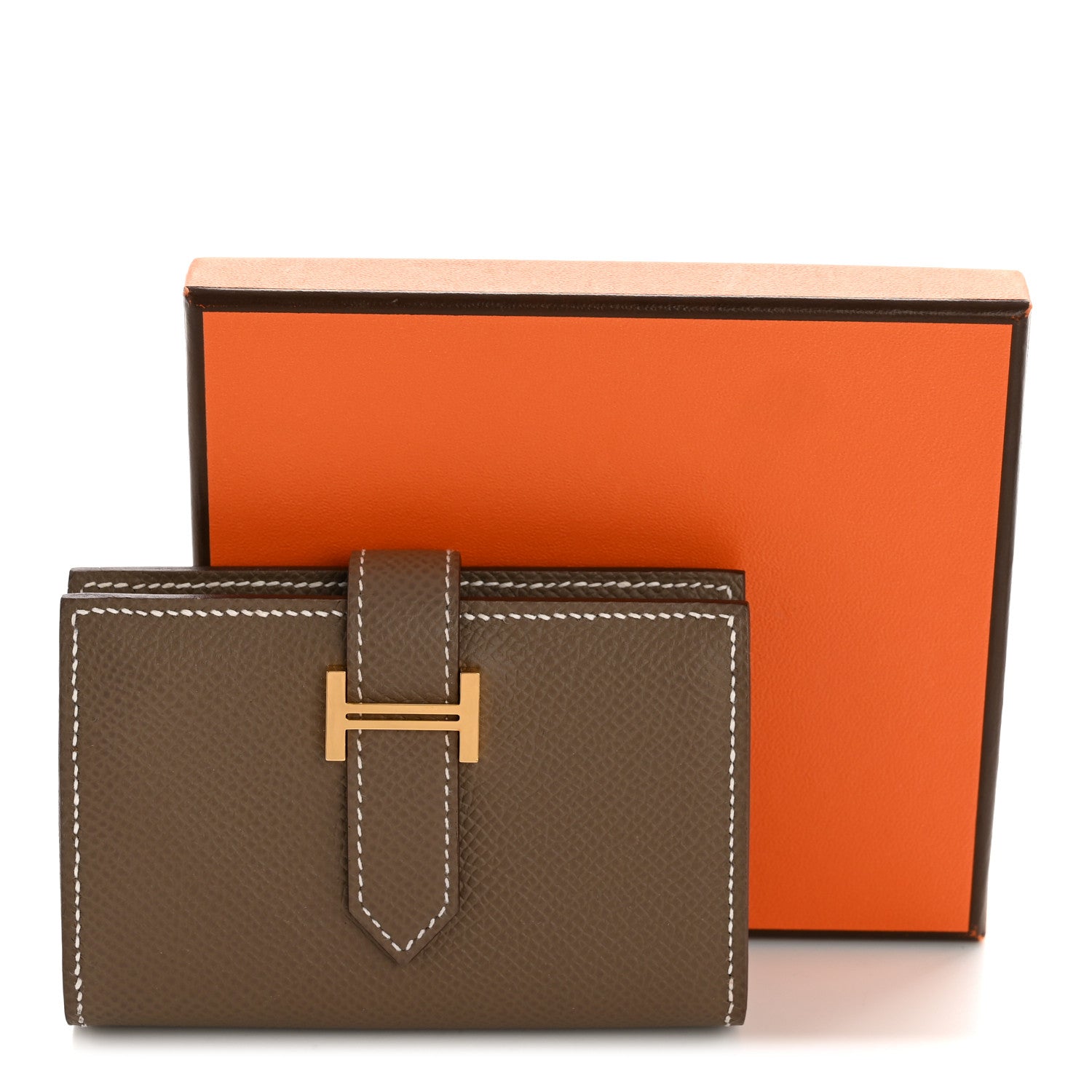 Hermes Epsom Mini Bearn Wallet Etoupe 11 of 11