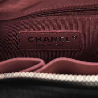 Chanel Aged Calfskin Quilted Small Gabrielle Hobo Black 6 of 10