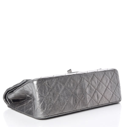 Chanel Metallic Aged Calfskin Quilted 2.55 Reissue 226 Flap Silver 4 of 16