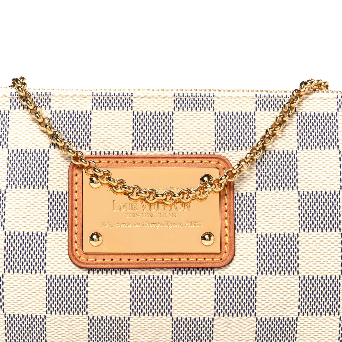Louis Vuitton Damier Azur Eva Clutch 9 of 12