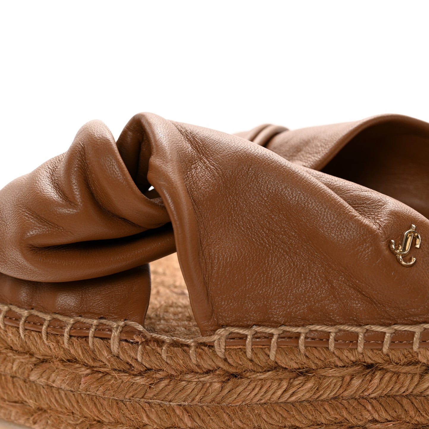 Nappa Daja 45 Espadrille Sandals 40 Cuoio