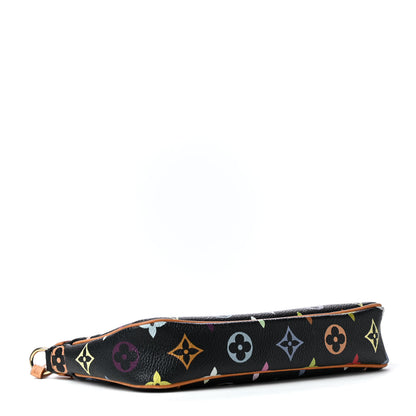 Louis Vuitton Monogram Multicolor Pochette Accessories Black 3 of 4
