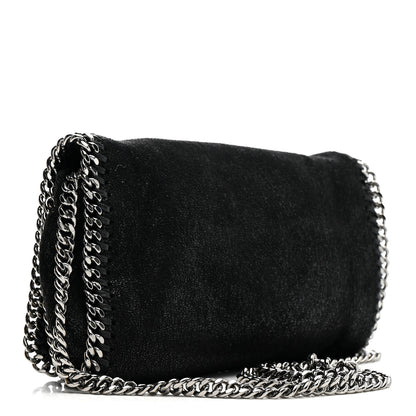 Stella McCartney Shaggy Deer Falabella Crossbody Clutch Black 3 of 10