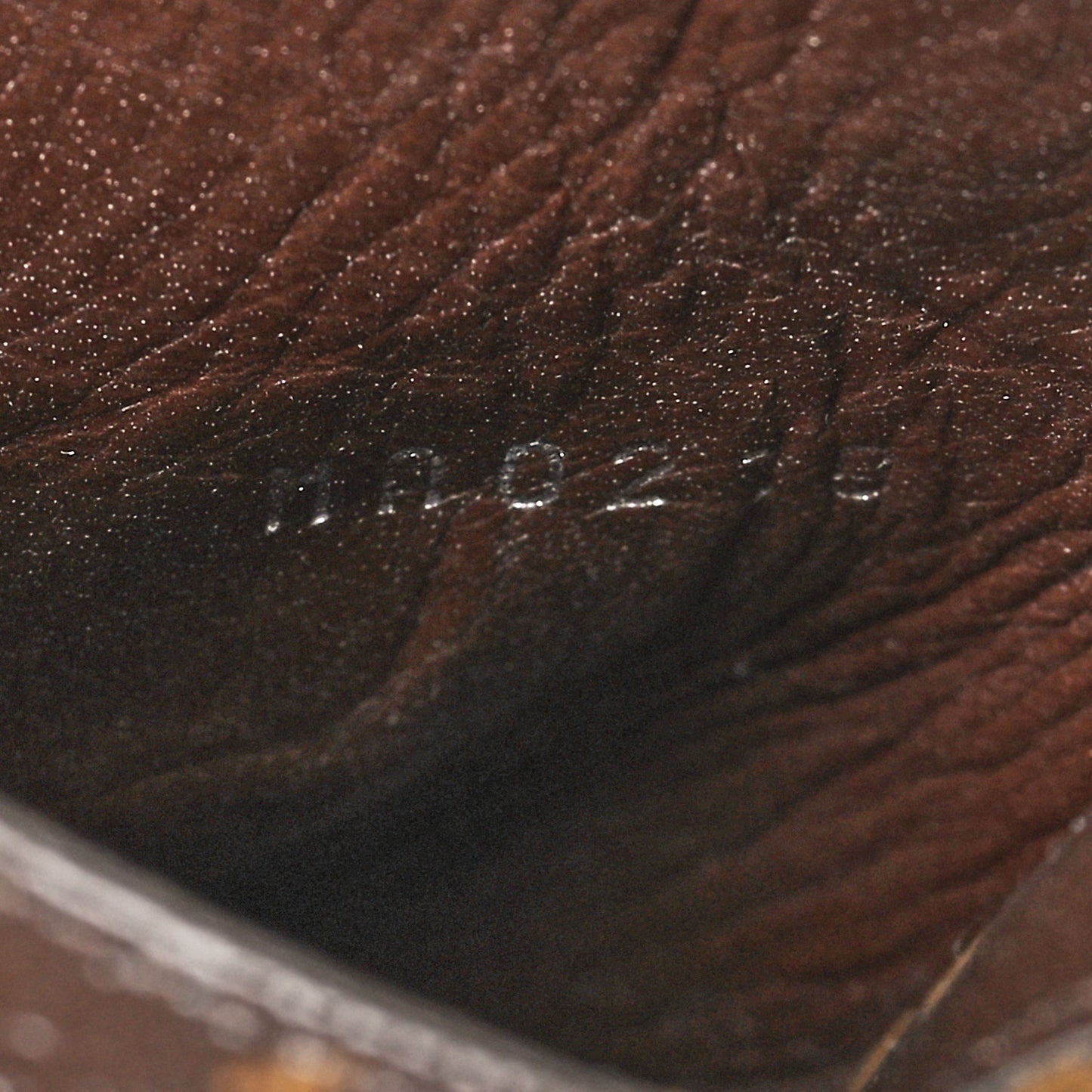 Patent Monogram Indiana Mule 40 Cacao Brown