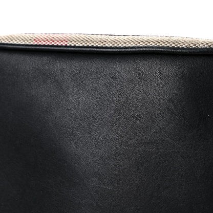 Burberry Canvas Mega Check Medium Ashby Hobo Black 19 of 24