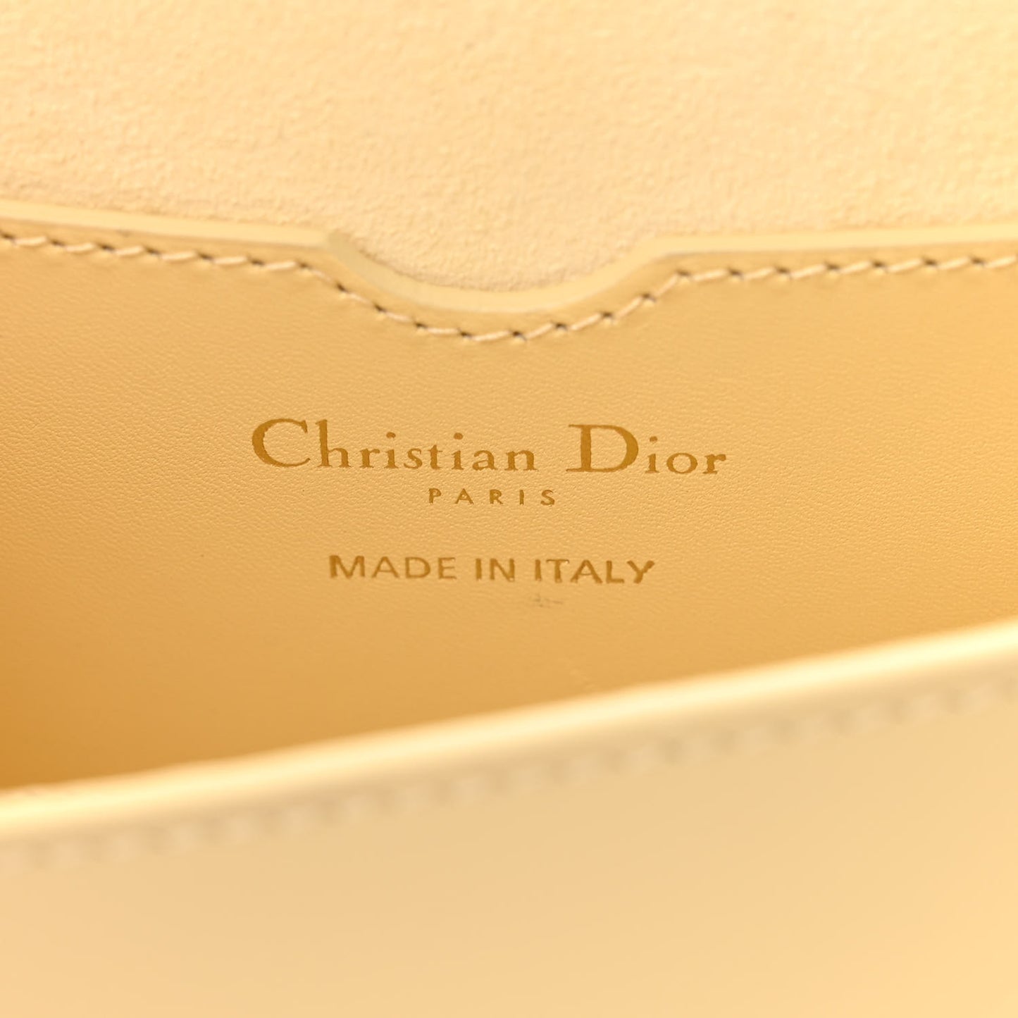 Box Calfskin East West Bobby Bag Soft Yellow