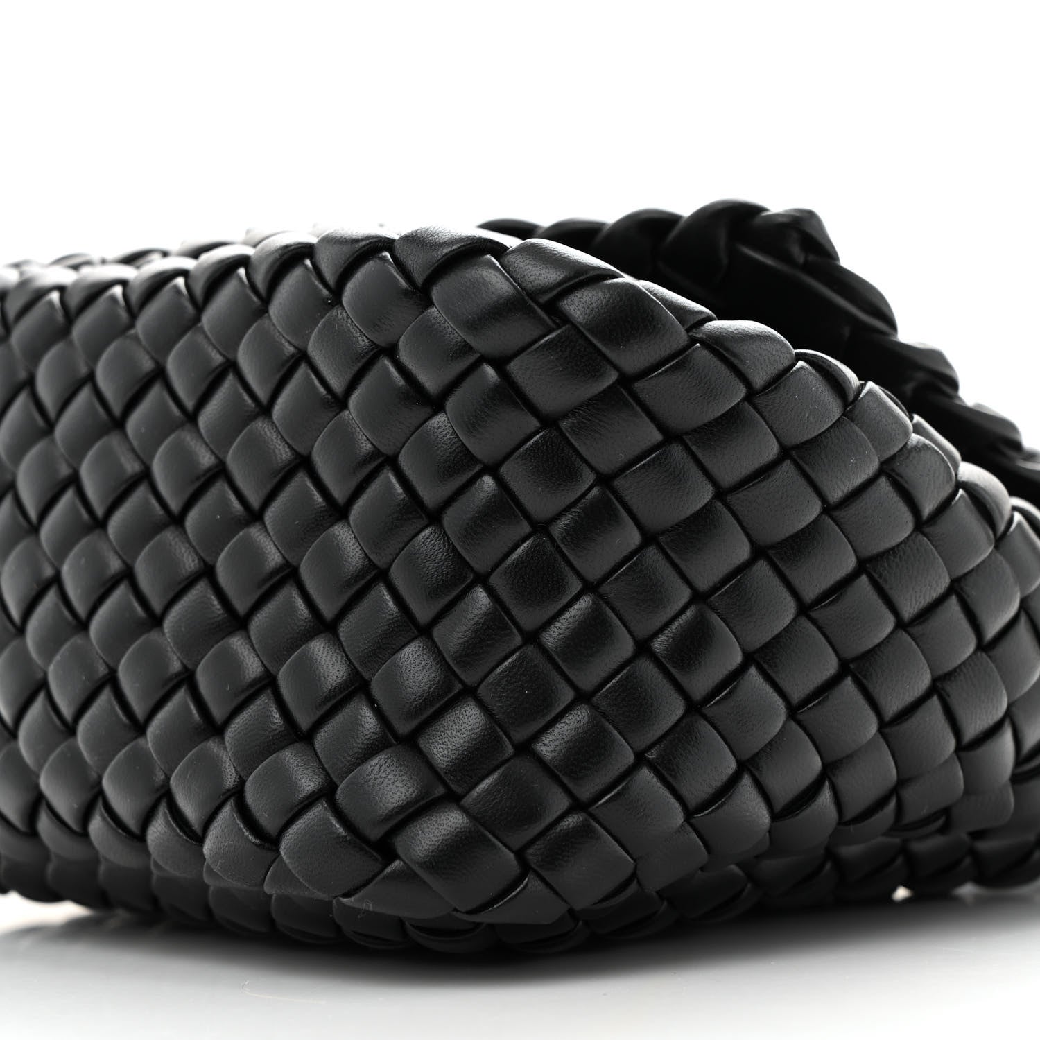 Bottega Veneta Nappa Intrecciato Mini Cobble Shoulder Bag Black 9 of 11