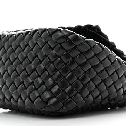 Bottega Veneta Nappa Intrecciato Mini Cobble Shoulder Bag Black 9 of 11