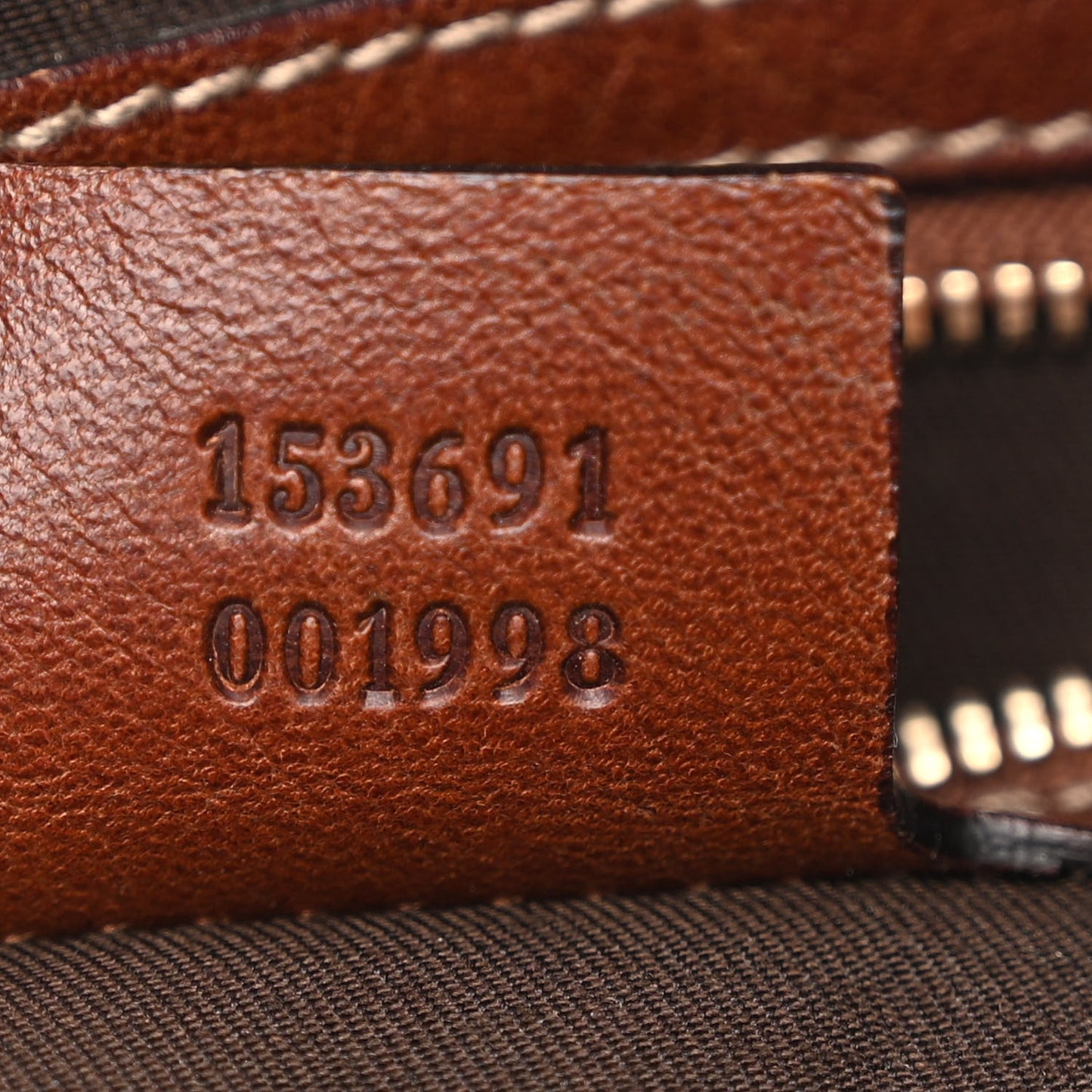 Monogram Web Studded Pelham Shoulder Bag Dark Brown