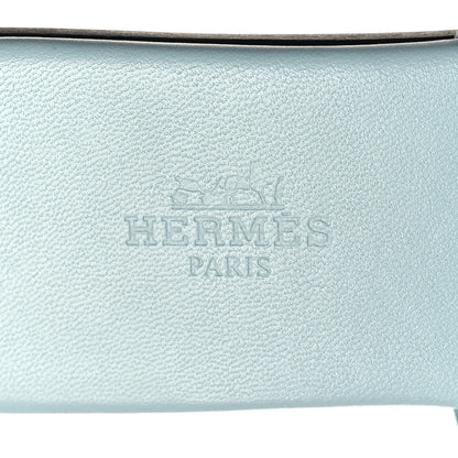 Hermes Suede Goatskin Womens Galerie Sandals 36 Bleu Pinede 8 of 10