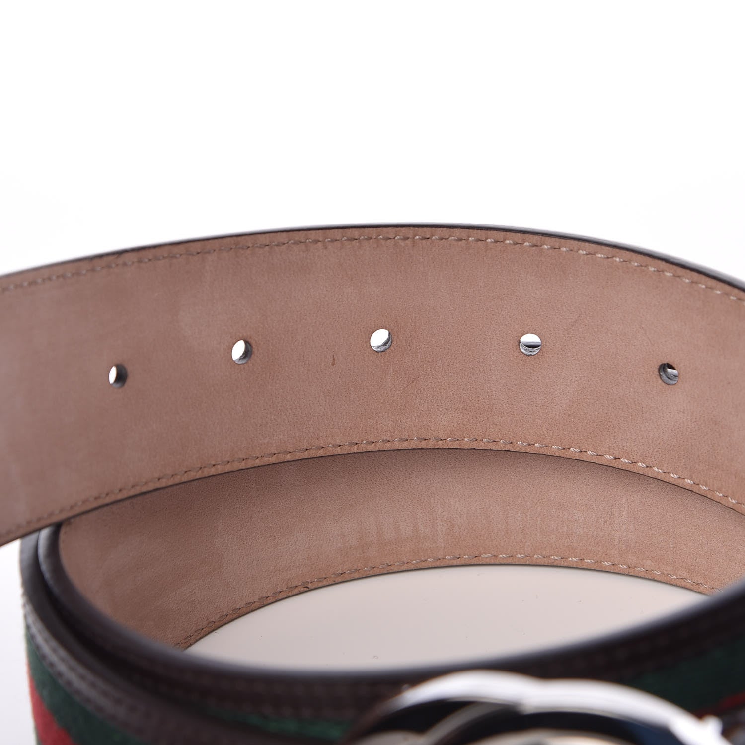 Gucci Calfskin Web Interlocking G Belt 105 42 Black 5 of 6