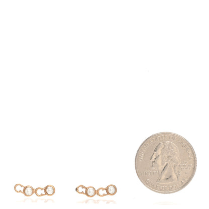 Chanel Pearl Coco Earrings Gold 2 of 5