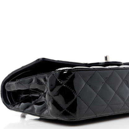 Chanel Patent Quilted Medium Double Flap Black 10 of 12
