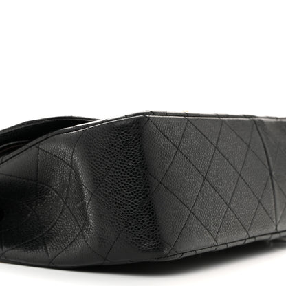 Chanel Caviar Quilted Jumbo Double Flap Black 9 of 12