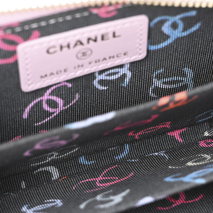 Chanel Caviar Quilted Zip Coin Purse Light Pink 5 of 10