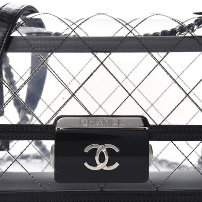 Chanel PVC Lambskin Quilted Beauty Lock Flap Black 10 of 11