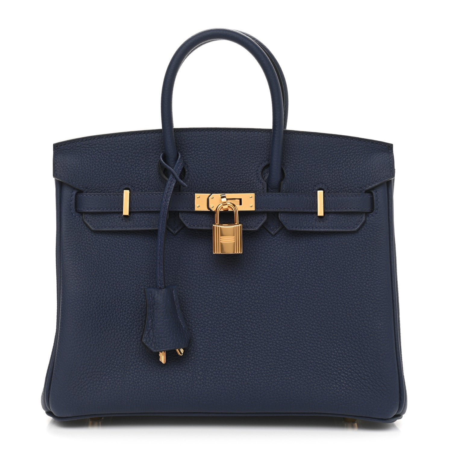 Hermes Togo Birkin 25 Bleu Saphir 1 of 11
