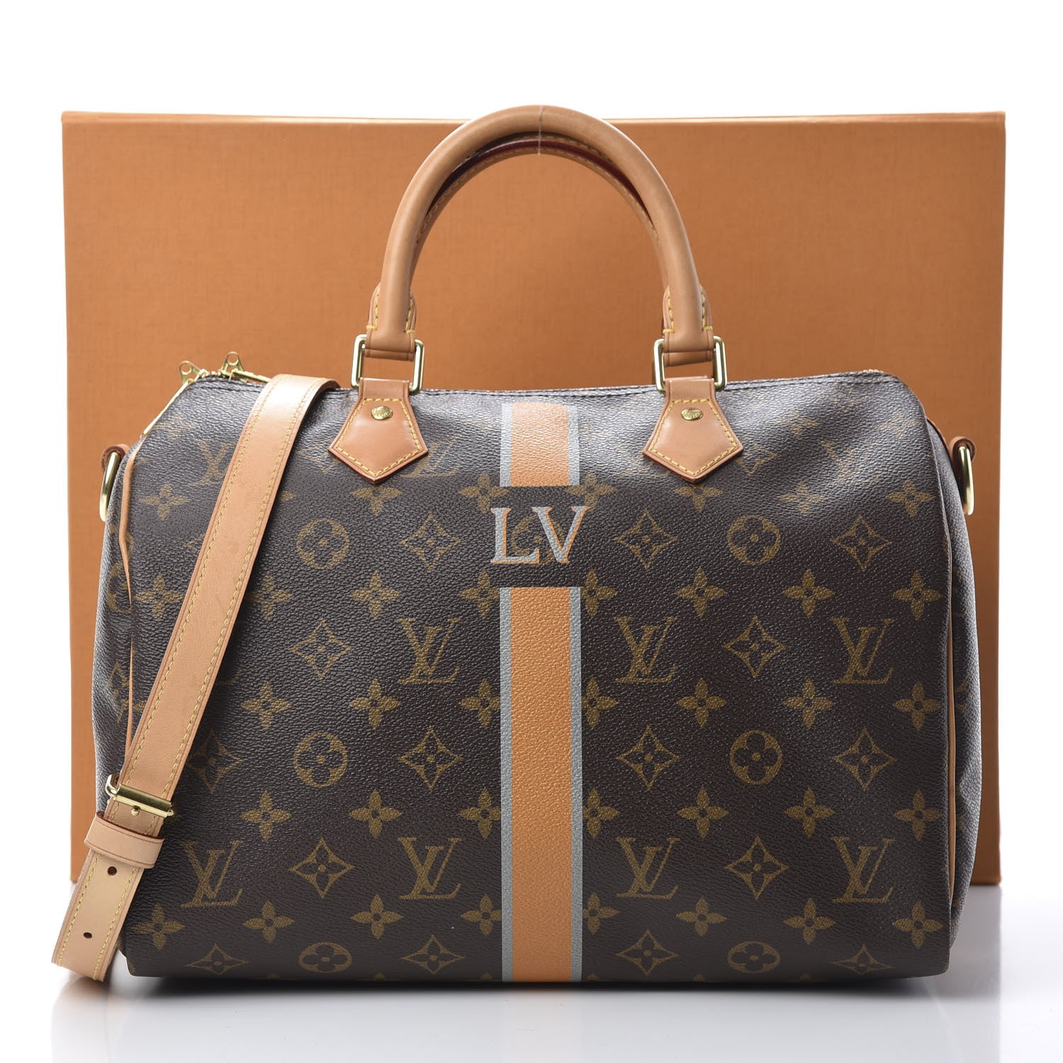 Louis Vuitton Monogram My LV Heritage Speedy Bandouliere 30 Moutarde Gris 13 of 13