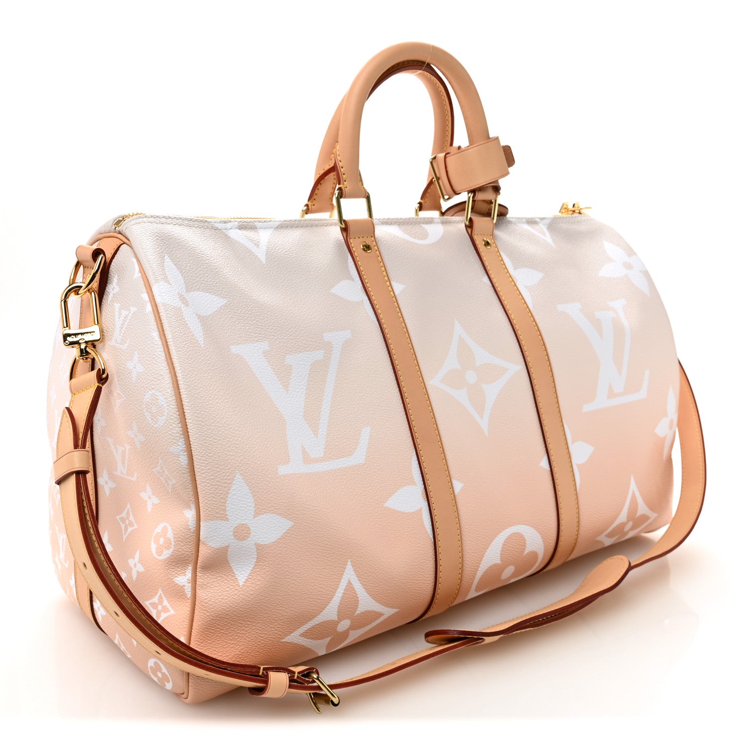 Louis Vuitton Monogram Giant By The Pool Keepall Bandouliere 45 Brume 2 of 9